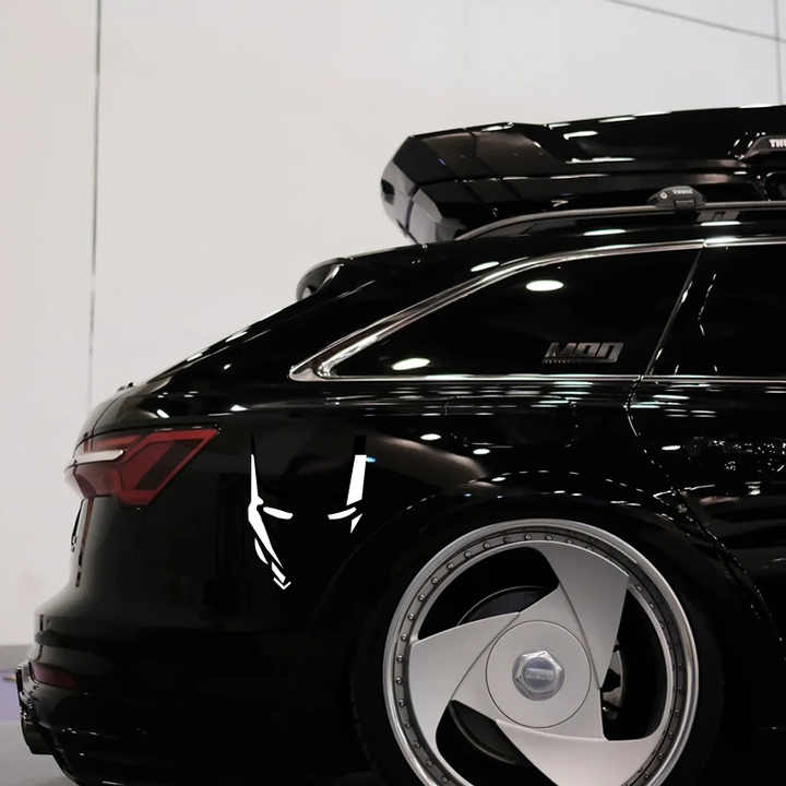 Reflective RGB Colour Iron Man Sticker Decoration for Car, Laptop.