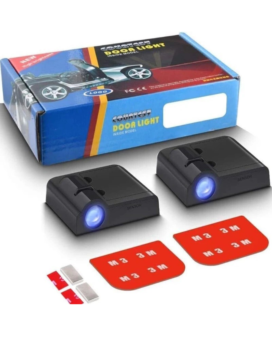 Car Logo Projector Light ( Pack of 2Pcs )