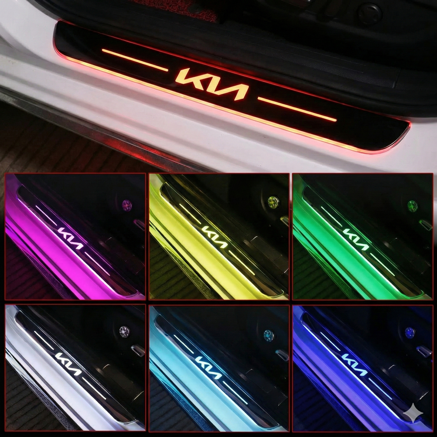 Custom Car Door Sill Lights (All Four Doors) wireless