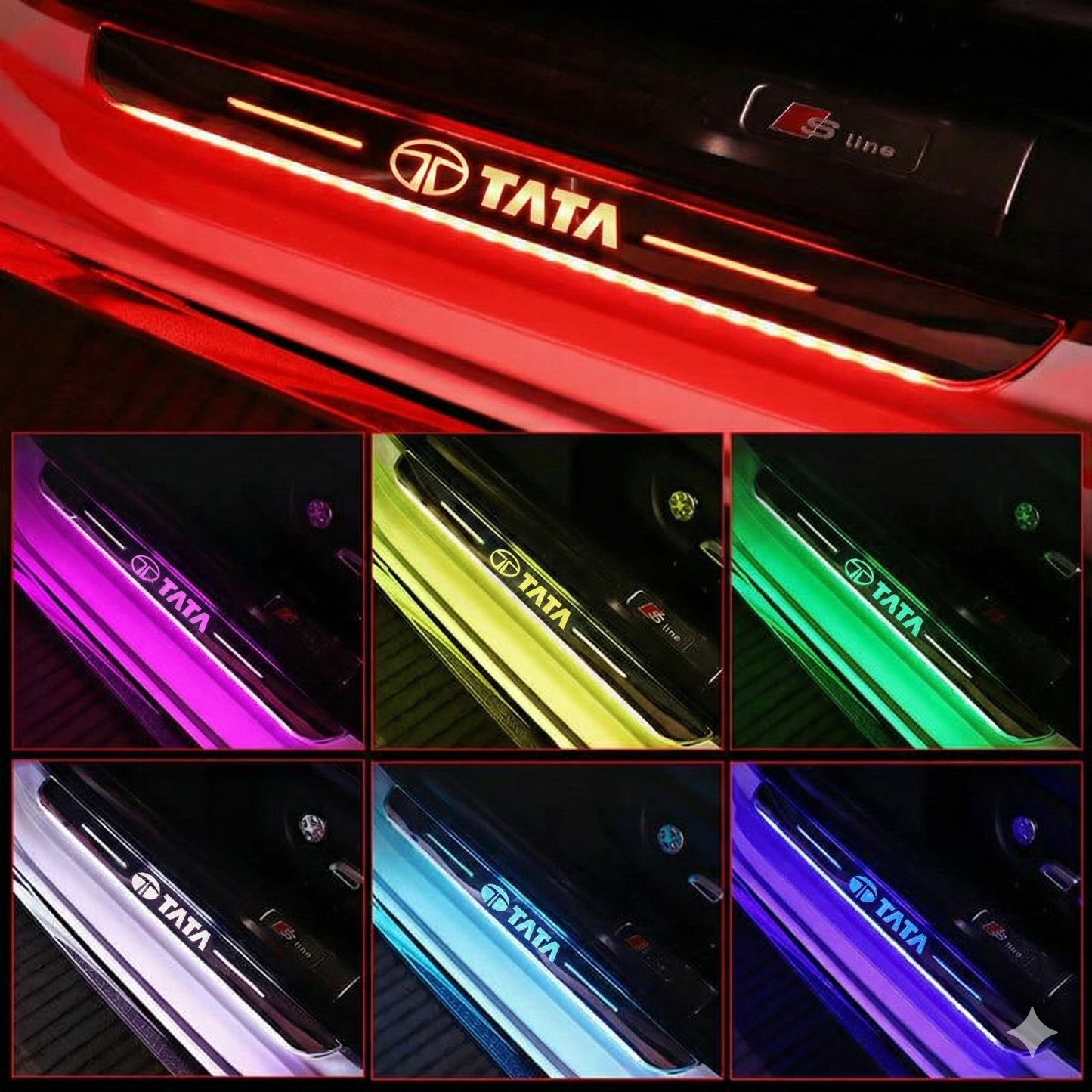 Custom Car Door Sill Lights (All Four Doors) wireless