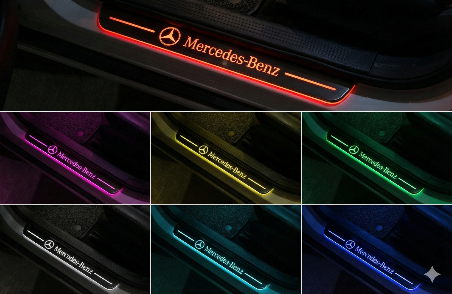Custom Car Door Sill Lights (All Four Doors) wireless